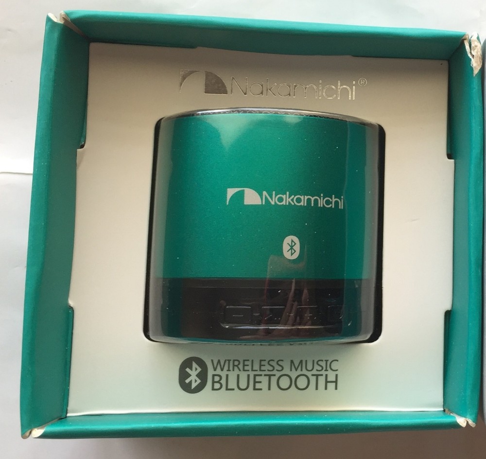 Nakamichi BT05S Series Bluetooth Round Speaker, Emerald