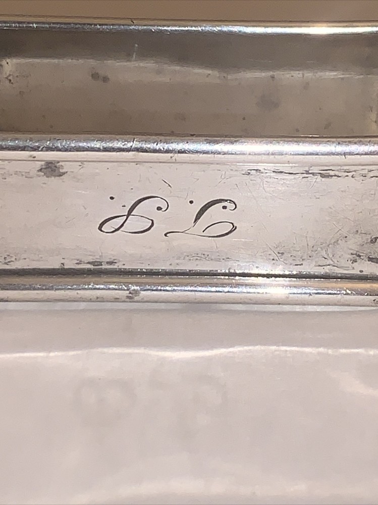 Antique Sterling Silver Oval Napkin Ring