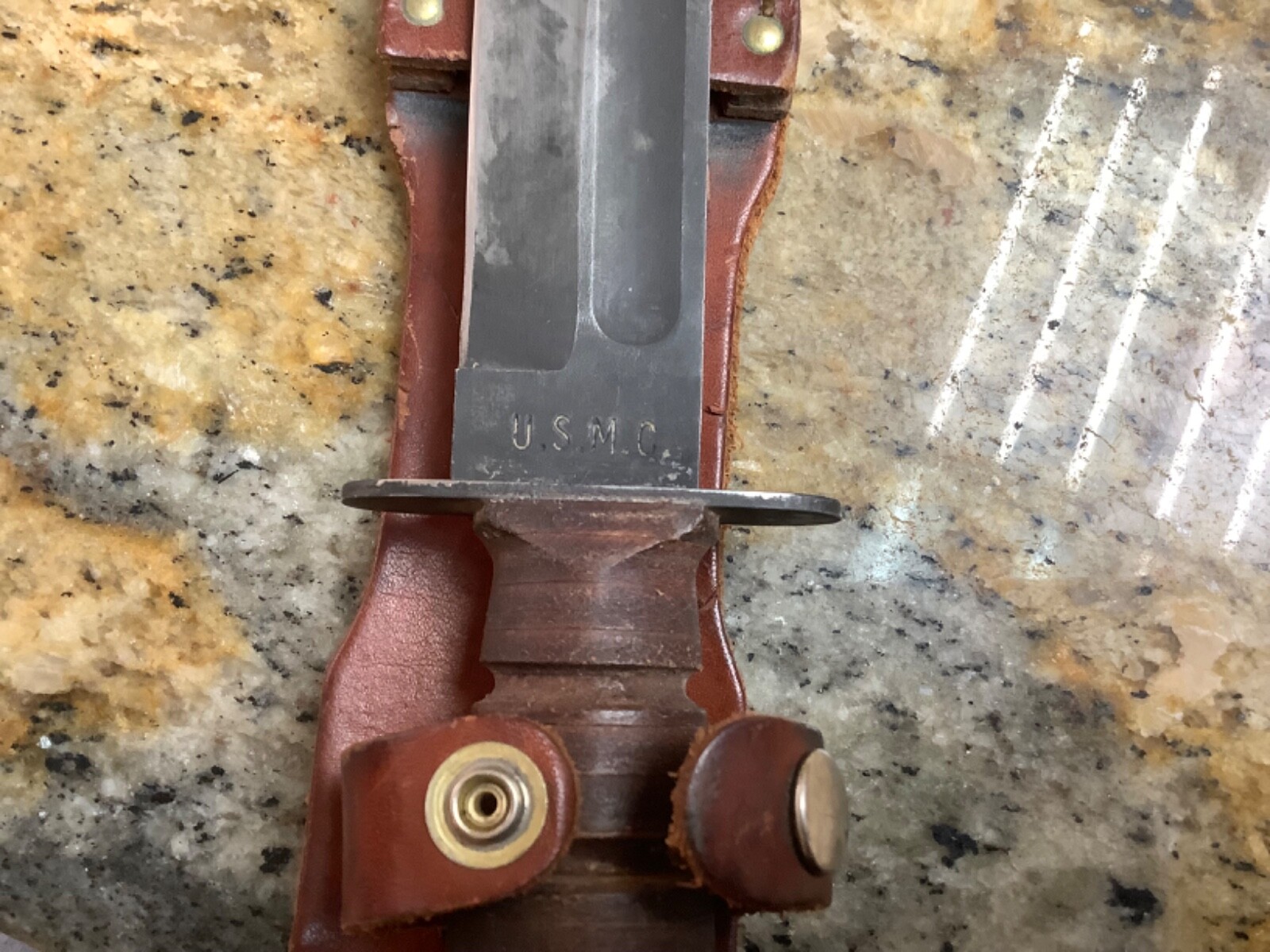 WWII or Korean Wae Fighting Knife USMC Original