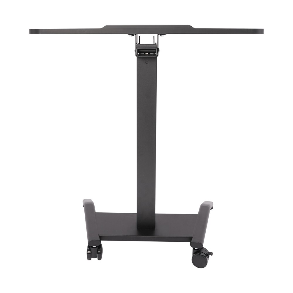 Rolling Desk Laptop Podium Desk Adjustable Standing Lifting Desk Computer Table