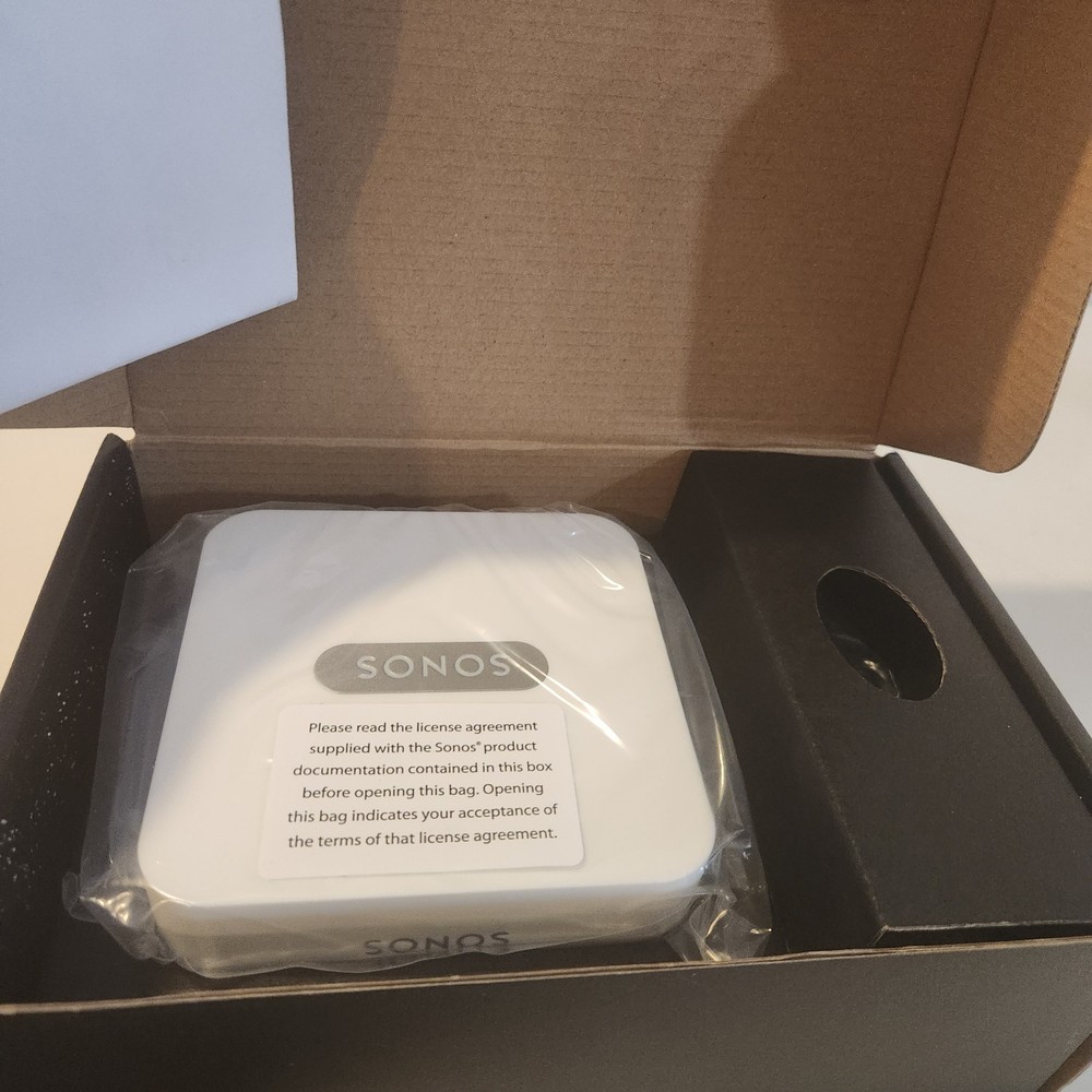 Sonos Bridge Wireless HiFi System Network Adapter New Open Box
