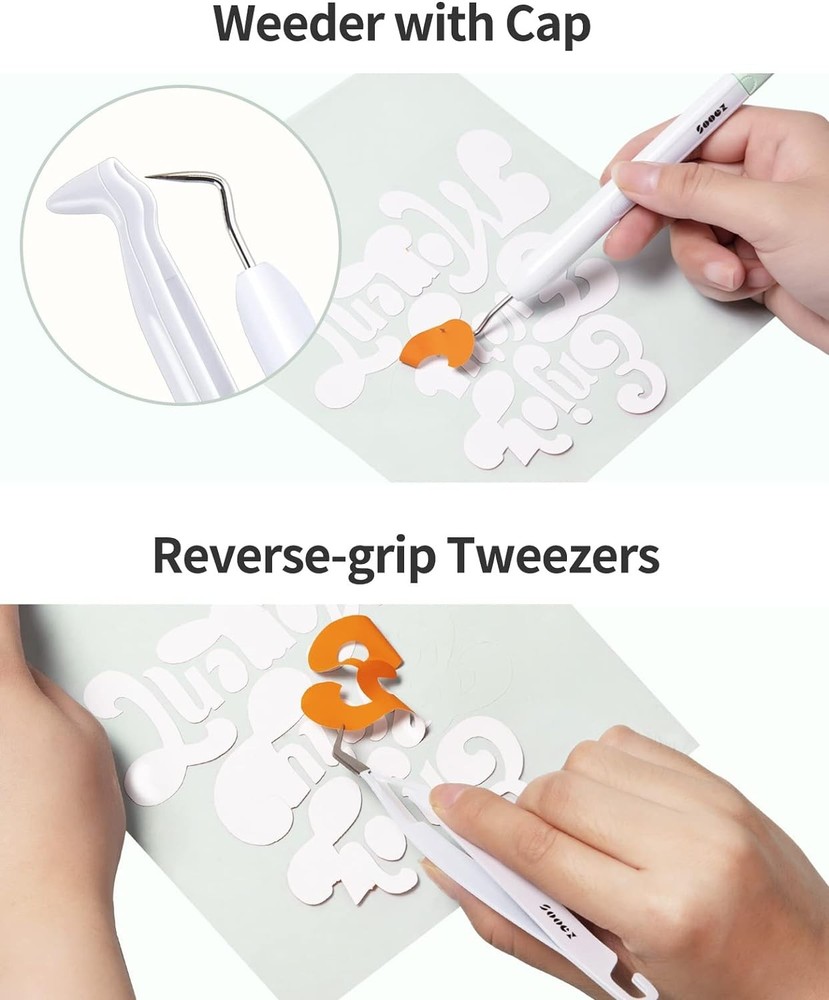 Weeding Tools for Vinyl, 6PCS Basic Tools Set, Precision Craft Vinyl Tool Kit ..