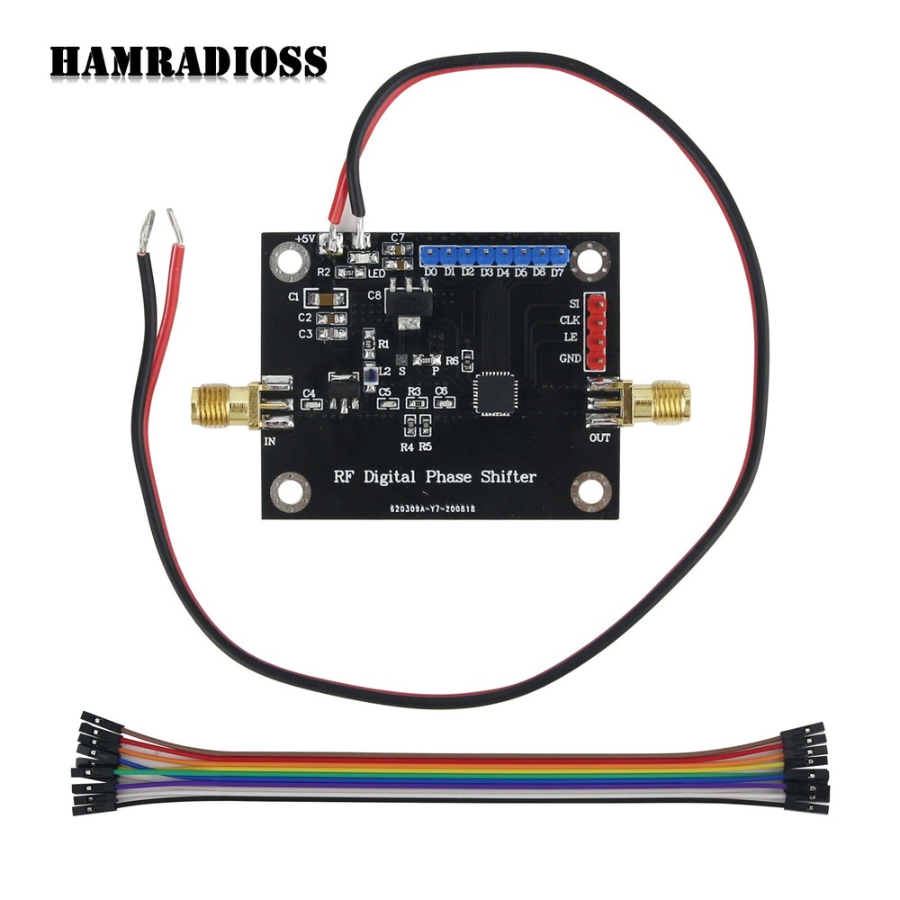 1-2.2GHz RF Digital Phase Shifter no Shell Microwave Broadband Phase Shift 8Bit