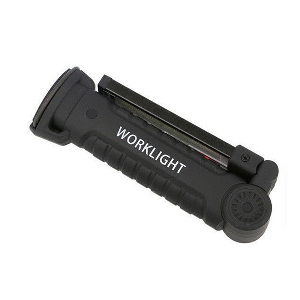 Rechargeable LED COB Work Light Mechanic Flashlight Folding Lamp Magnetic Base
