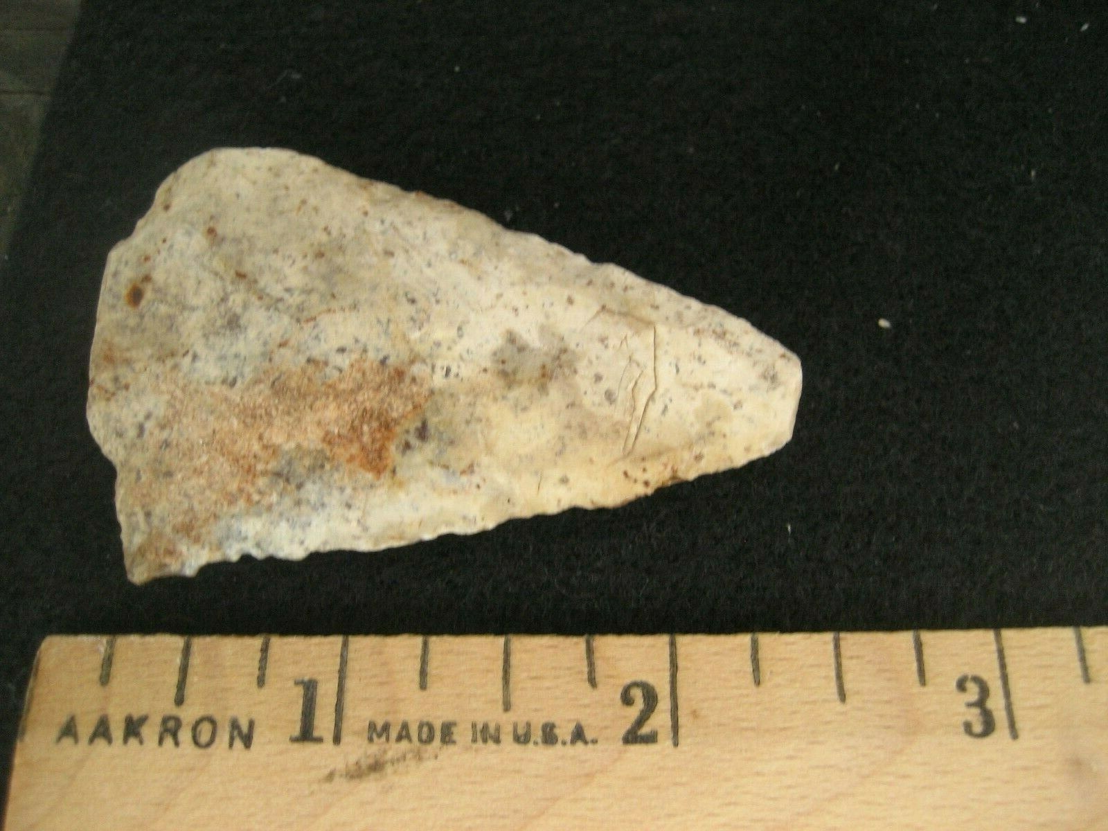 Native American Arrowhead (2 1/2") (Natural Orange Citrine) North Carolina W/COA
