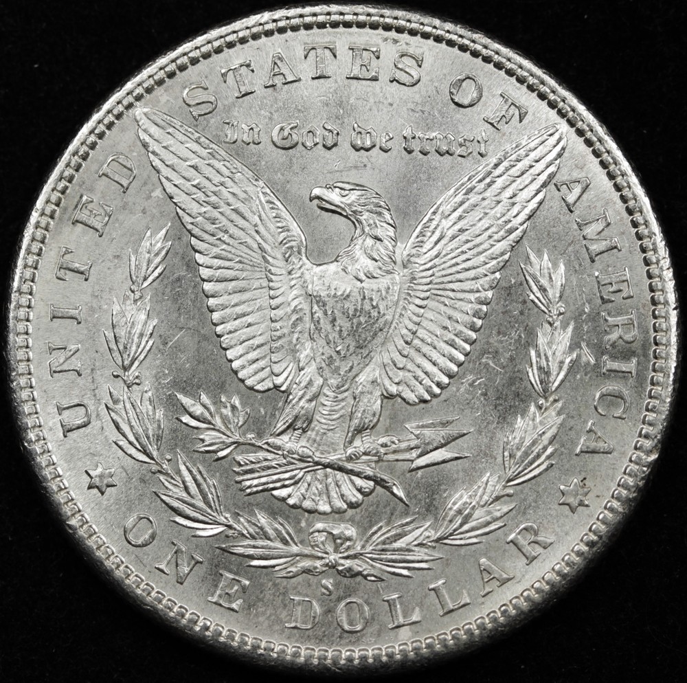 1880-s Morgan Silver Dollar. B.U.* (Inventory A)