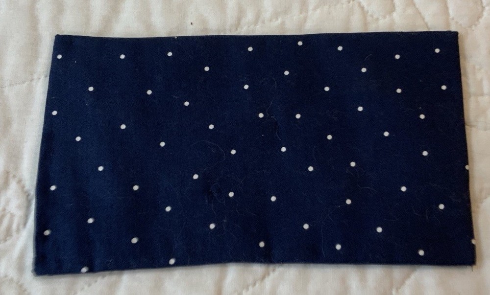 Vintage Antique Patchwork Quilt Table Topper, Early Calicos, Triangles, Multi