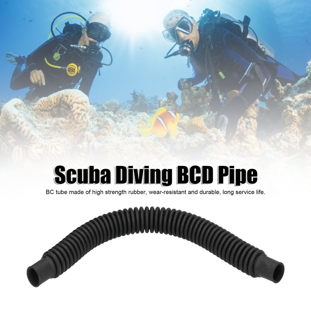 Scuba Diving Round Corrugated Hose For Buoyancy Control Device Jacket BCD