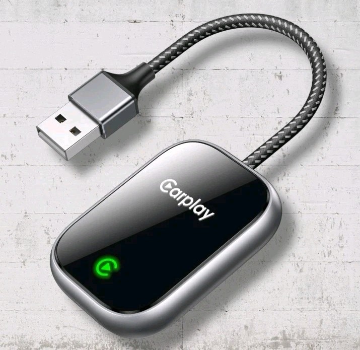 2025 Upgraded Wireless CarPlay Adapter for Apple iPhone, Converts Wired to Wirel