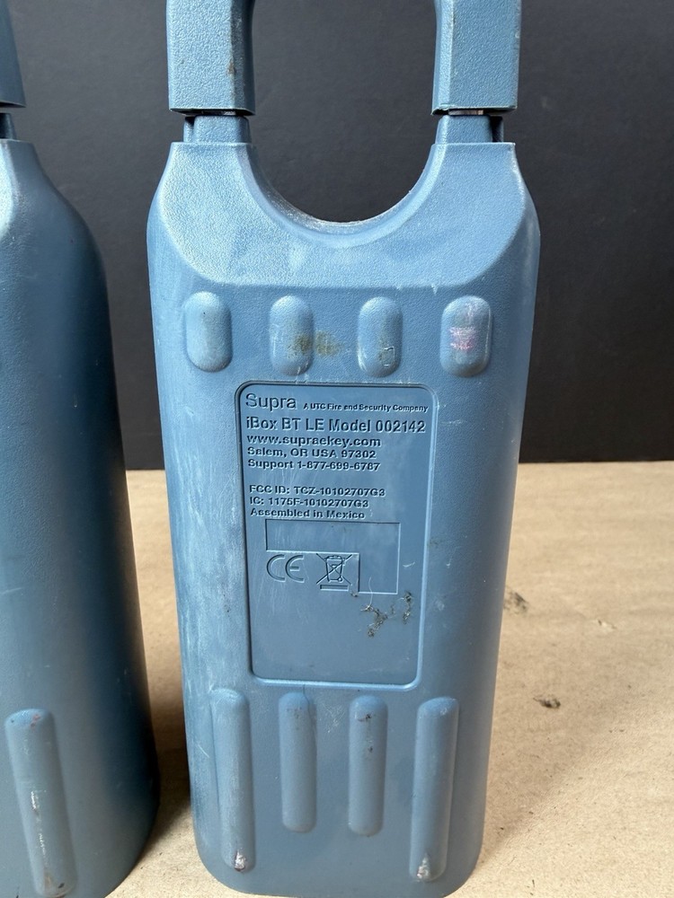SUPRA iBox BT LE Bluetooth Smart LOCKBOX. Locked, No Code. Model 002142 Parts