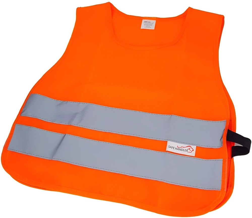 Reflective Safety Vest For Child, Lightweight, Polyester, Orange (2 Pack)