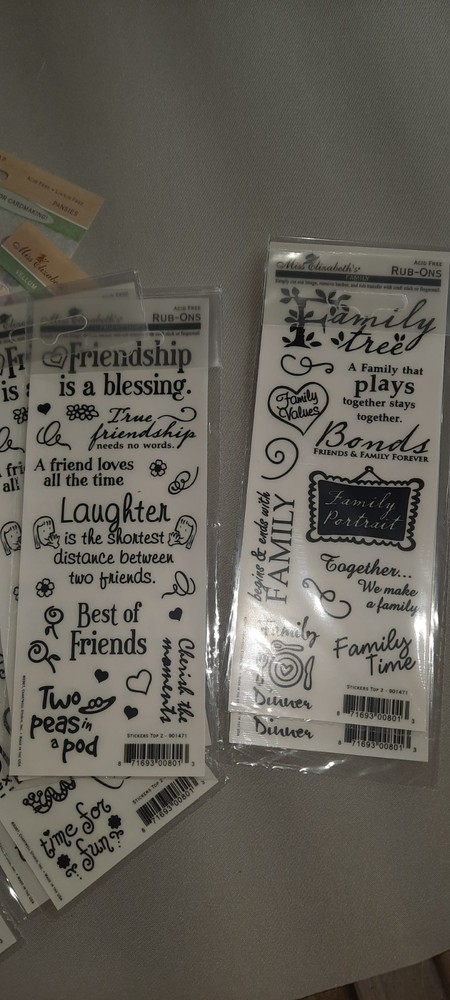 scrapbooking supplies lot