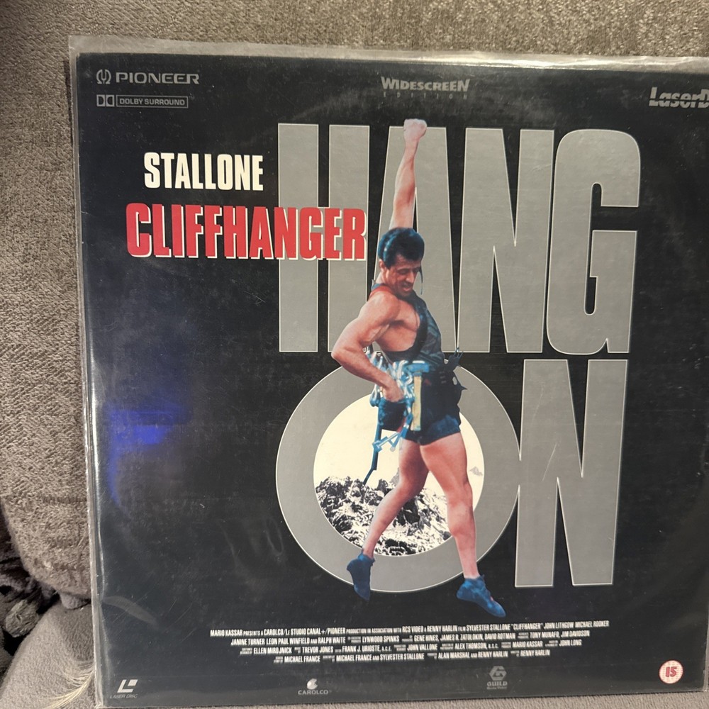 Cliffhanger Widescreen Edition Laser Disc