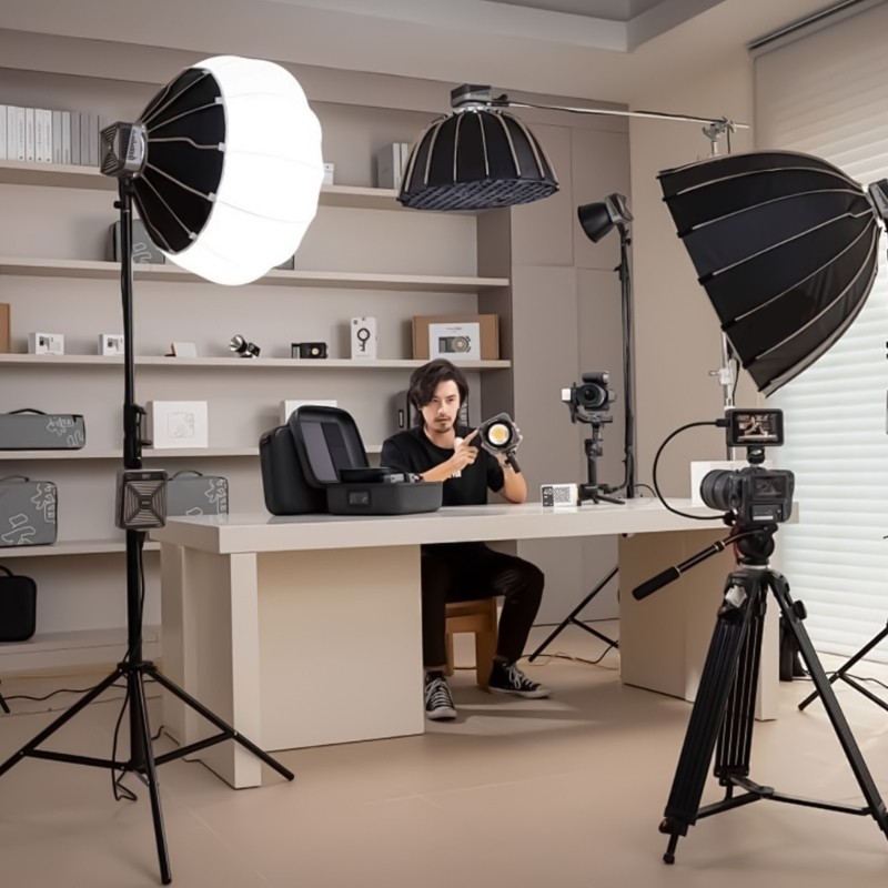 Vertical Flash Stand Bracket For Enhanced Stability During Photo Video