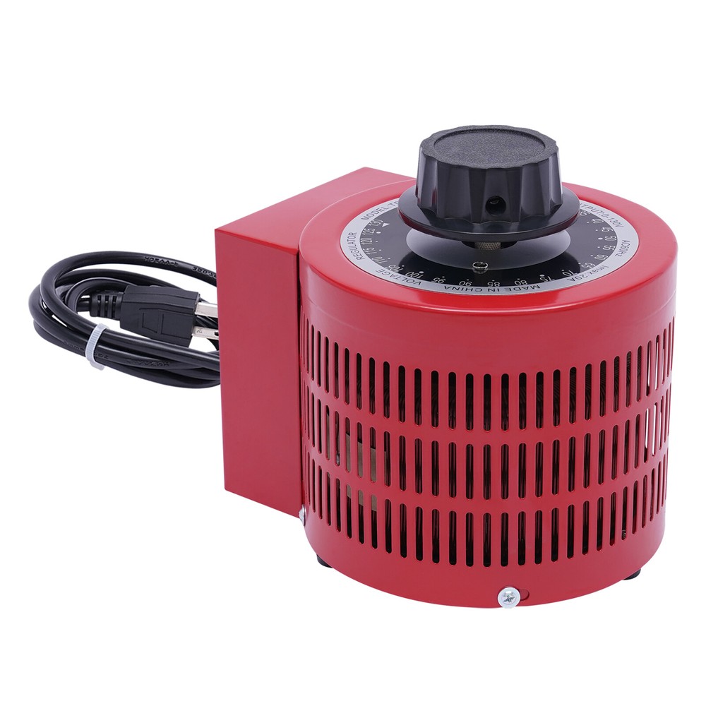 20Amp Variac Transformer Variable Red 0-130V AC Voltage Regulator Metered 2000VA