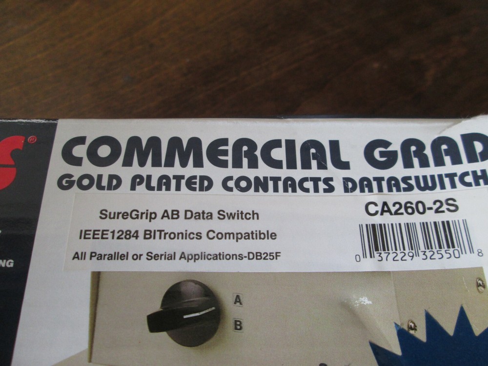 QVS Commercial Grade Data switch CA260-2S IEEE1284 BITronics Compatible New