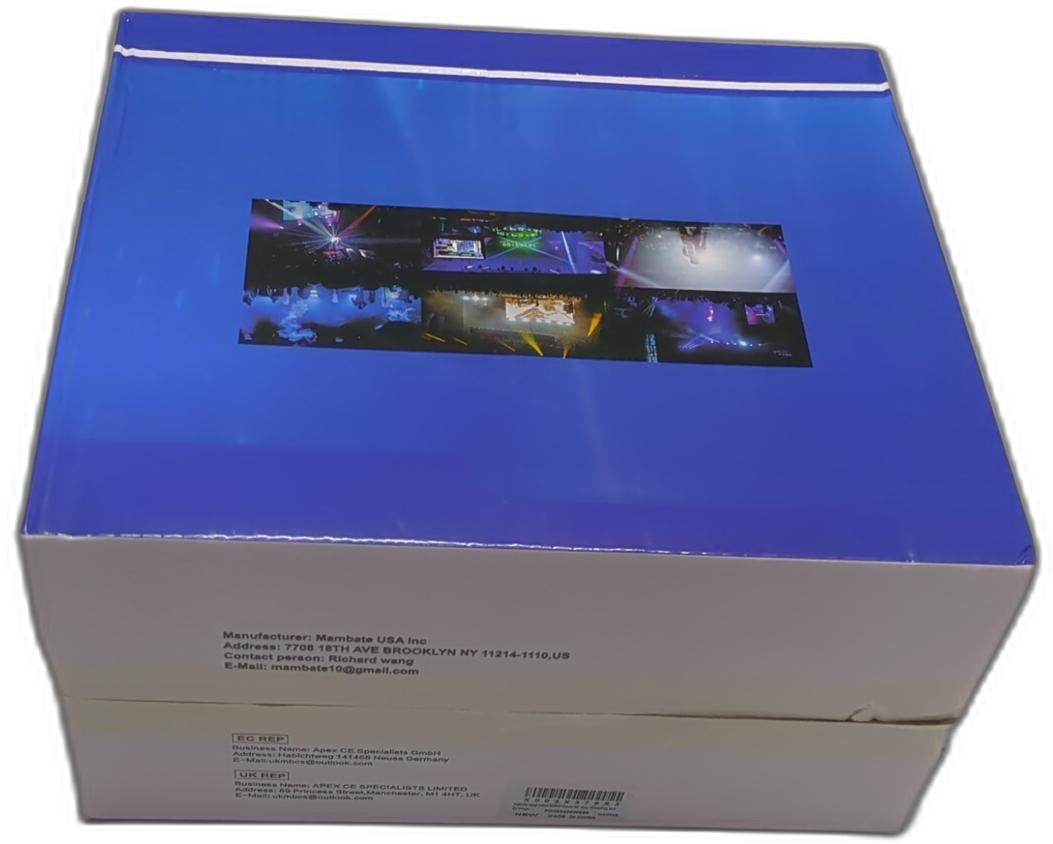 Hakuta Upgraded 800W Snow Machine with 8 LED RGB Lights, LED Projection, and 2