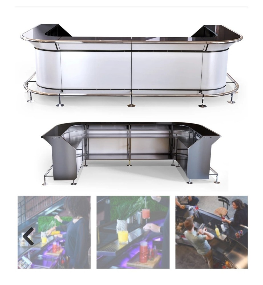 ⚡️Flash Bar⚡️ Modular Bar. Full U-Shaped Bar. X2 Back Bar Units. PLUS
