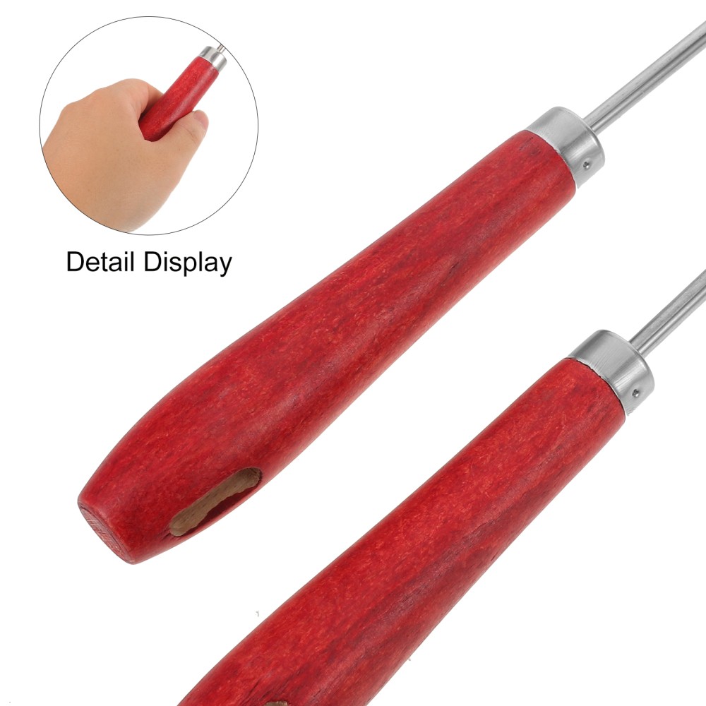 2 Pcs Fire Poker Stick Pit Tools Campfire Accessories Kit Bonfire