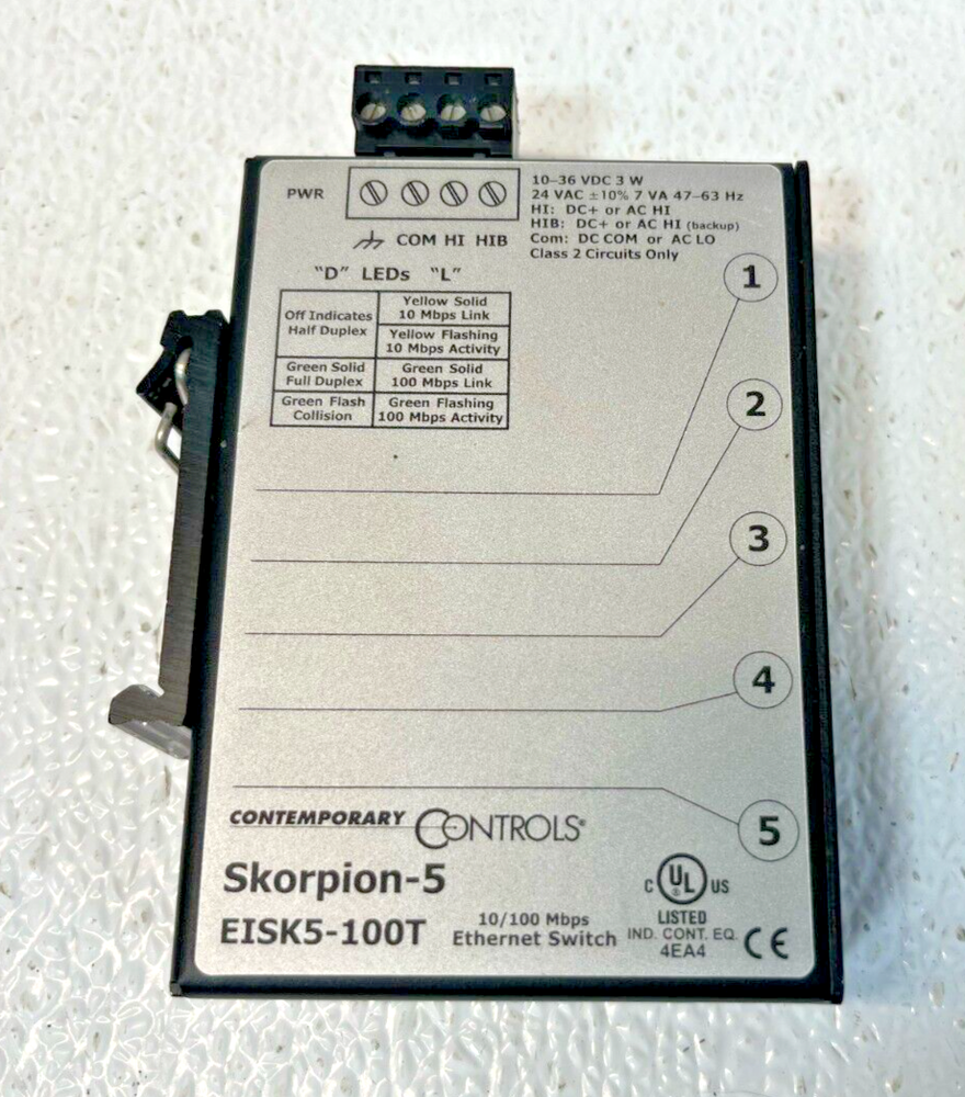 Skorpion-5 CTRLink EISK5-100T Ethernet Switch