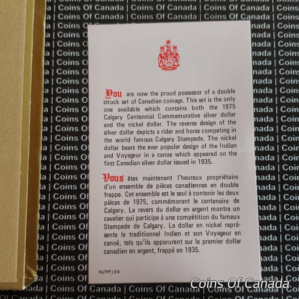1975 Canada Double Dollar 7 Coin Specimen Set -Multiple Available #coinsofcanada
