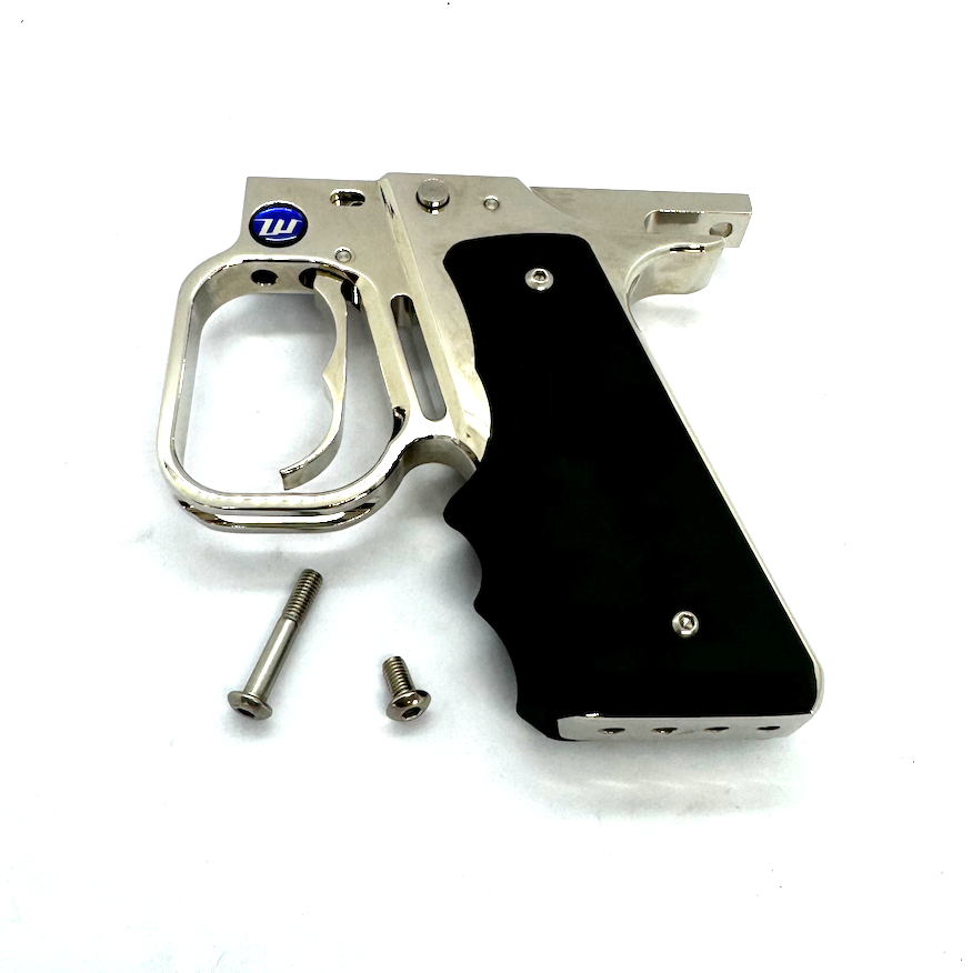 WGP Autococker Paintball Gun Hinge Trigger Frame Assembly NICKEL