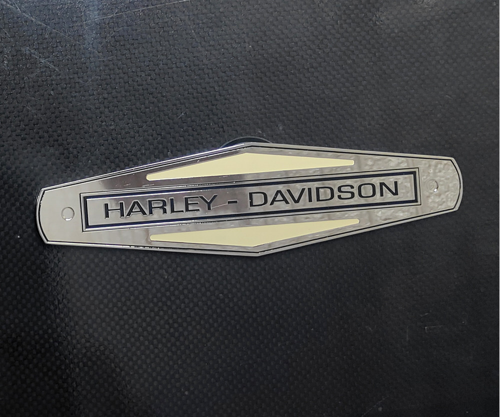 FOR EARLY HD MOTORCYCLE SCRIPT TANK BADGES EMBLEMS SHOVELHEAD FLH