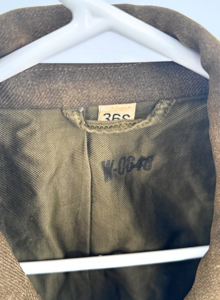 WWII Army Coat Jacket Brown