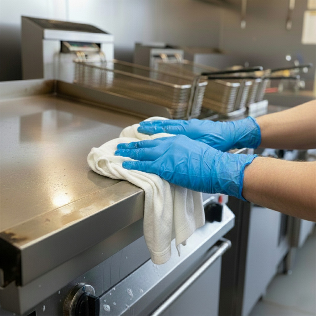 White Knit Rags 50 LB Box - T-Shirt Wiping Bulk Cleaning Cloths