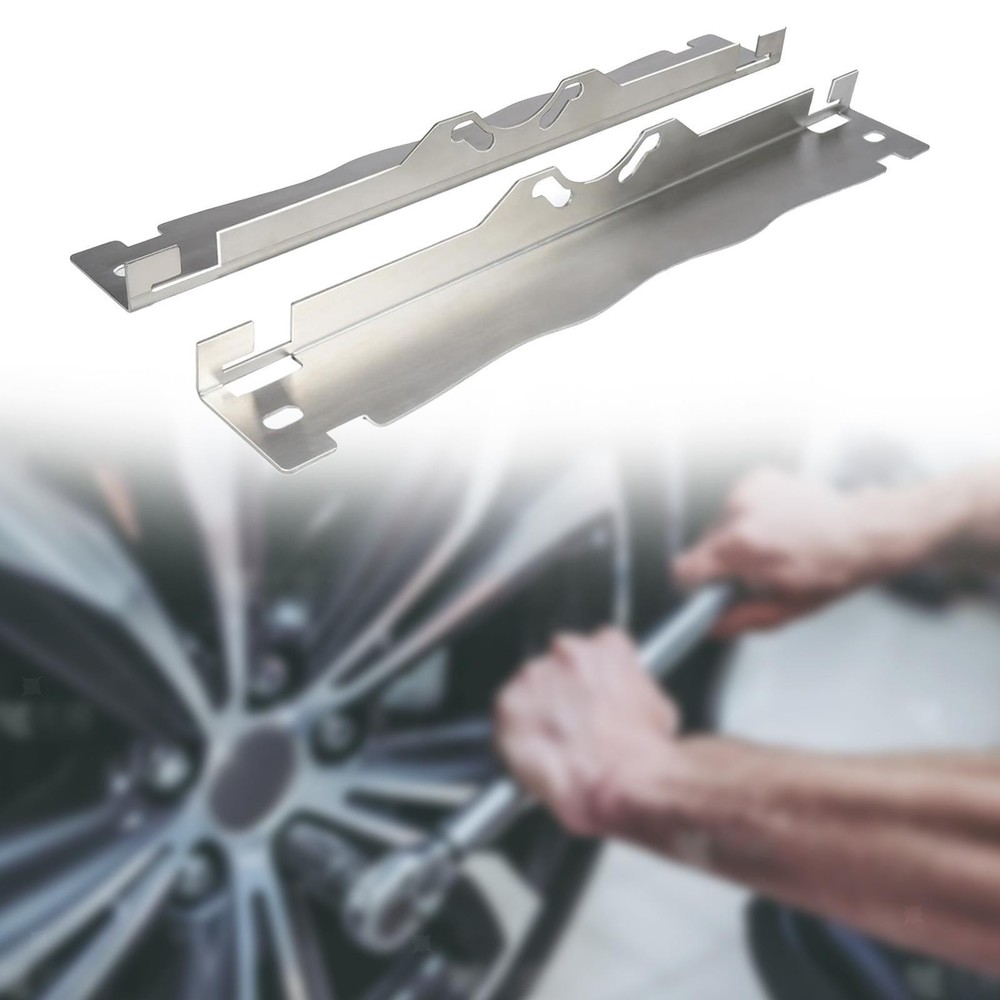 2Pcs Wheel Alignment Tool Toe Alignment Tool Plates Professional Stainless Steel