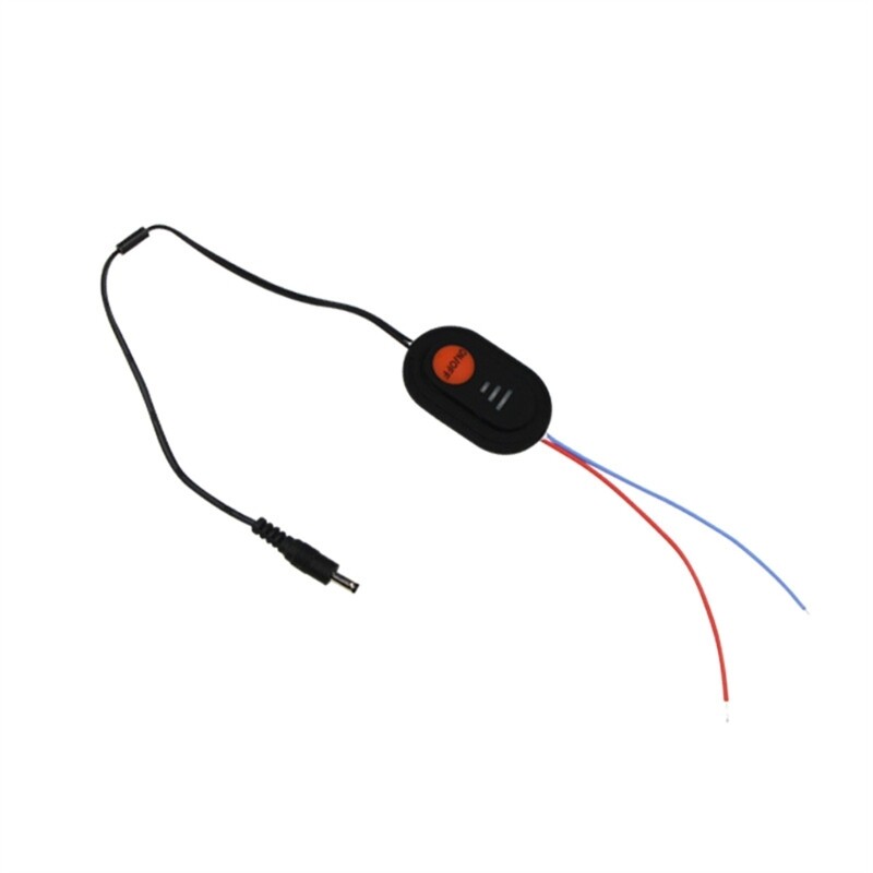 Silicone Push Button Heated Vest Pants Gloves DIY Temperature Controller