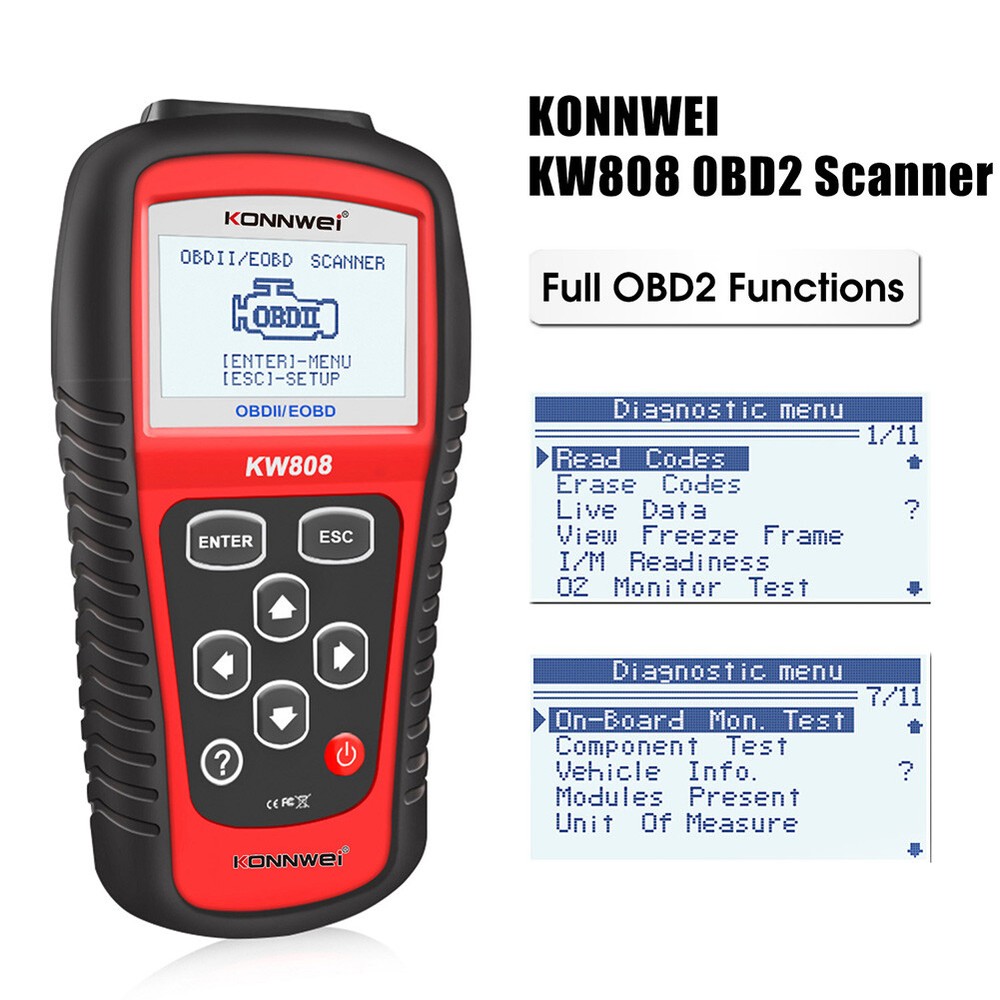 MaxiScan OBD2 EOBD Scanner MS509 KW808 Car Code Reader Tester Diagnostic Tool