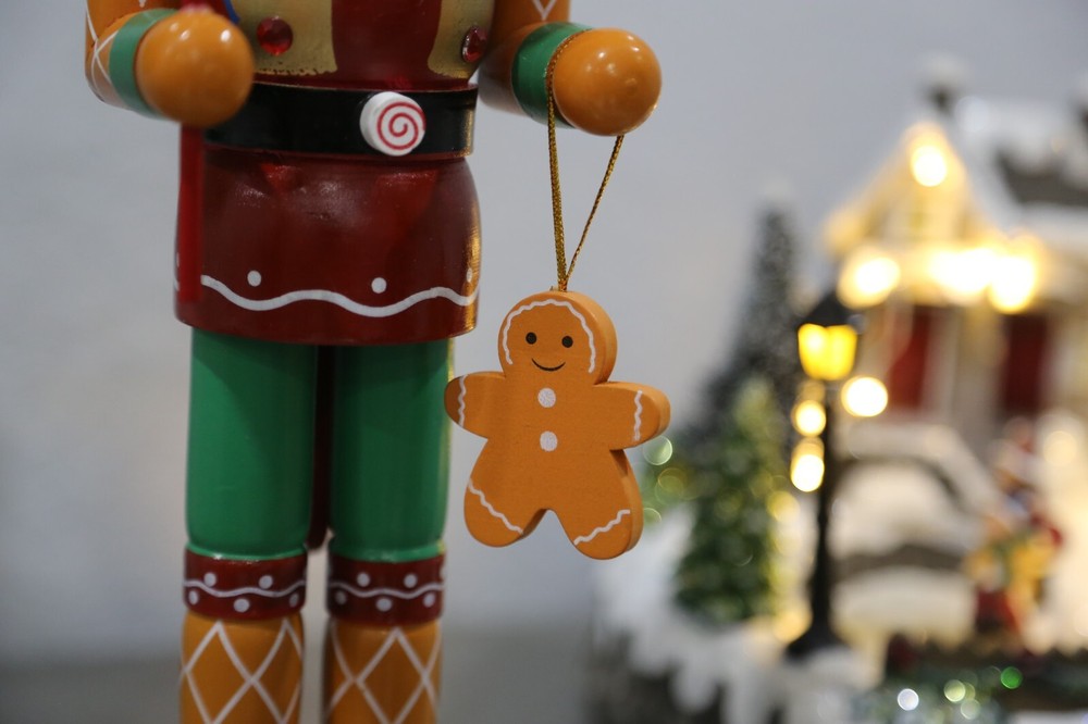Christmas Nutcracker Decoration Ginger Breadman 14 inches