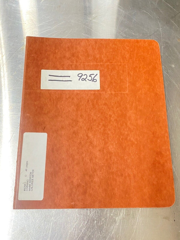 Corning 920/920M Chloride meter - Users Guide / Instruction Manual