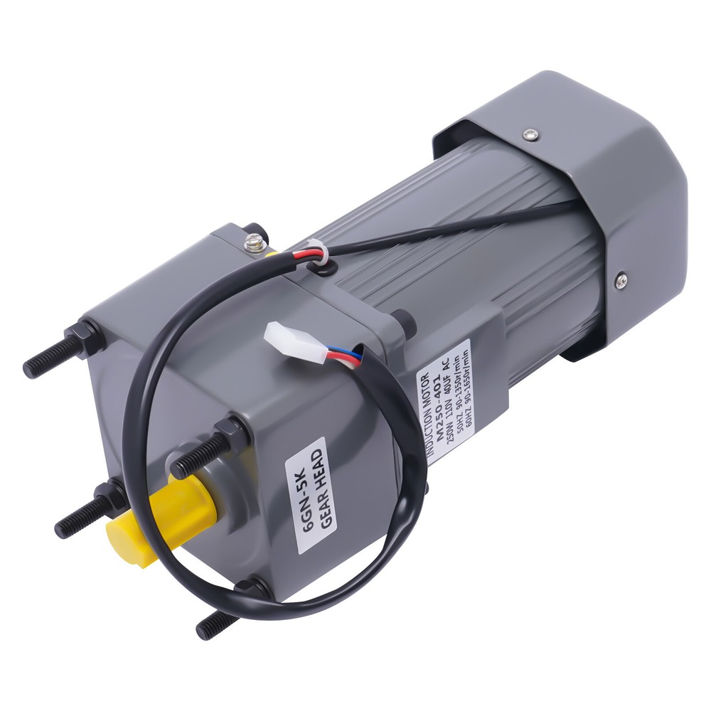 250W 110V AC Gear Motor with Variable Speed Controller and Bracket Single Phase