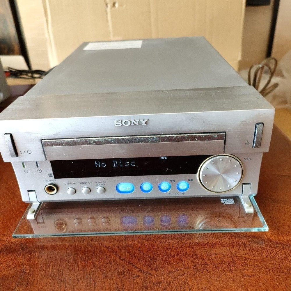Sony JMD-7 Mini Component System with SS-CSD1 Speakers – Tested & Working