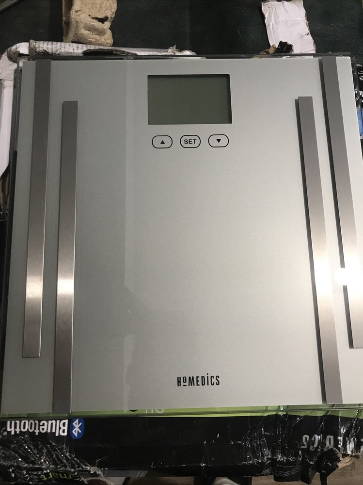 Homedics 902 Bluetooth Smart Scale Many Many Features Open Box