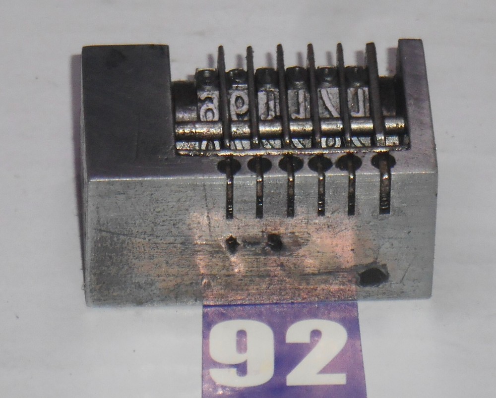 MARTO | Reverse letterpress numbering machine | 92