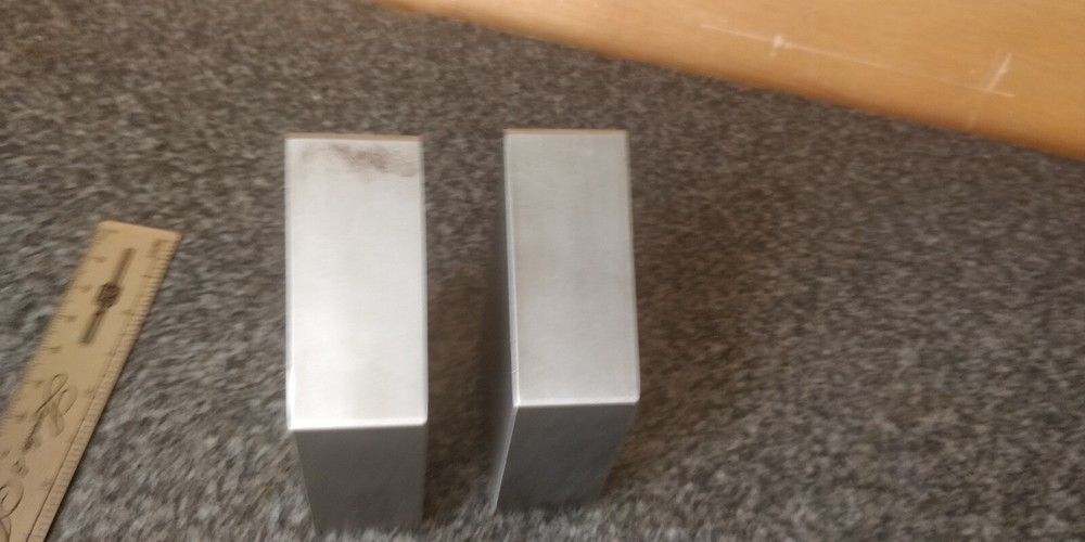 Master Gage Block 2" + 1.990" Go & No Go Set ~ Large solid pieces