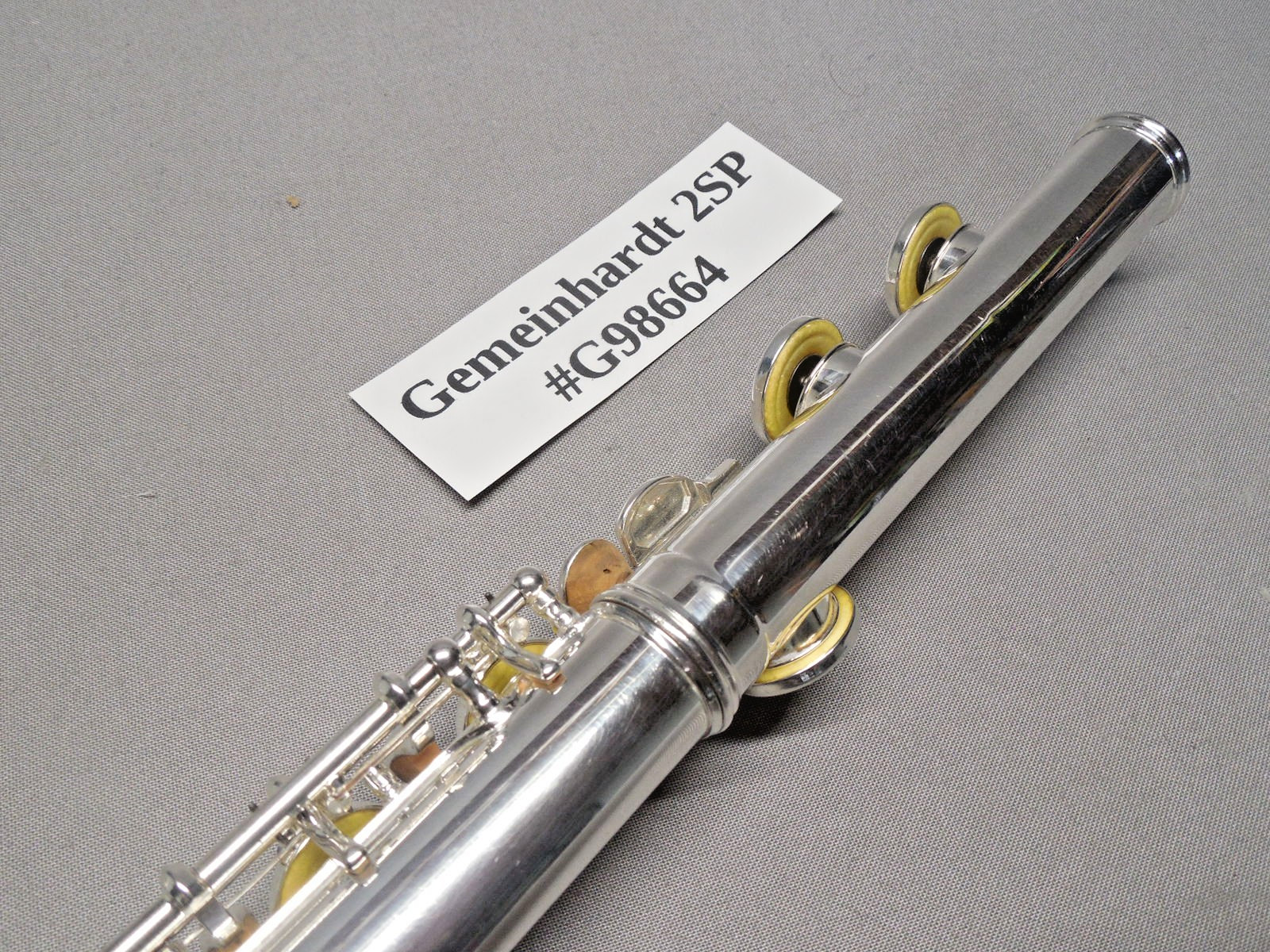 Gemeinhardt 2SP Silver Plated Flute w/ Case New Pads Polished Reconditioned