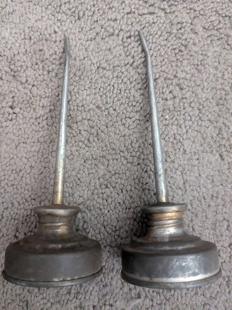 MARKED Edison EDISON OIL CAN Phonograph ACCESSORY x2