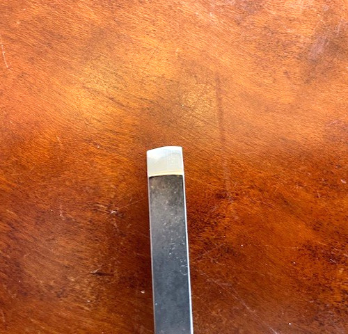 Dastra carving chisel, single bevel, #1 8mm, hornbeam handle