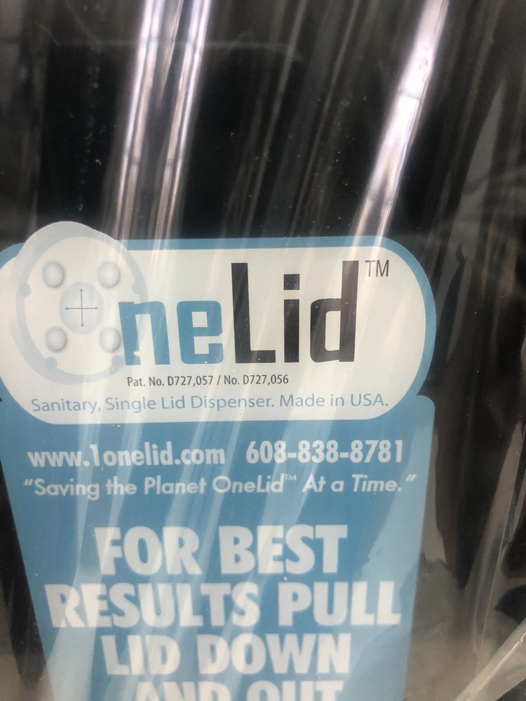 COMMERCIAL Onelid 2x2 compact LID & Condiment dispenser Small Medium Large New