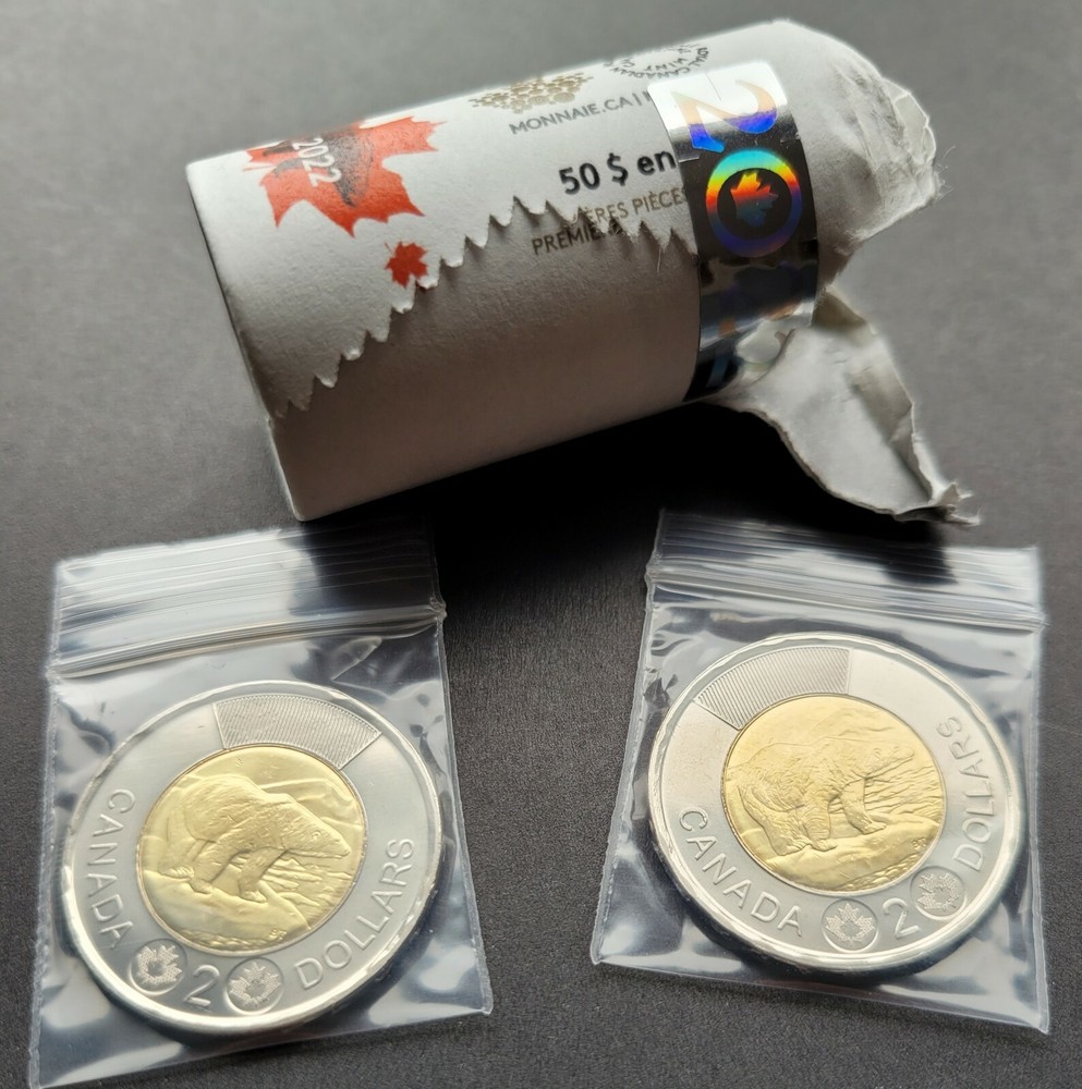 *** CANADA TOONIE 2022 *** FROM MINT ROLL ***
