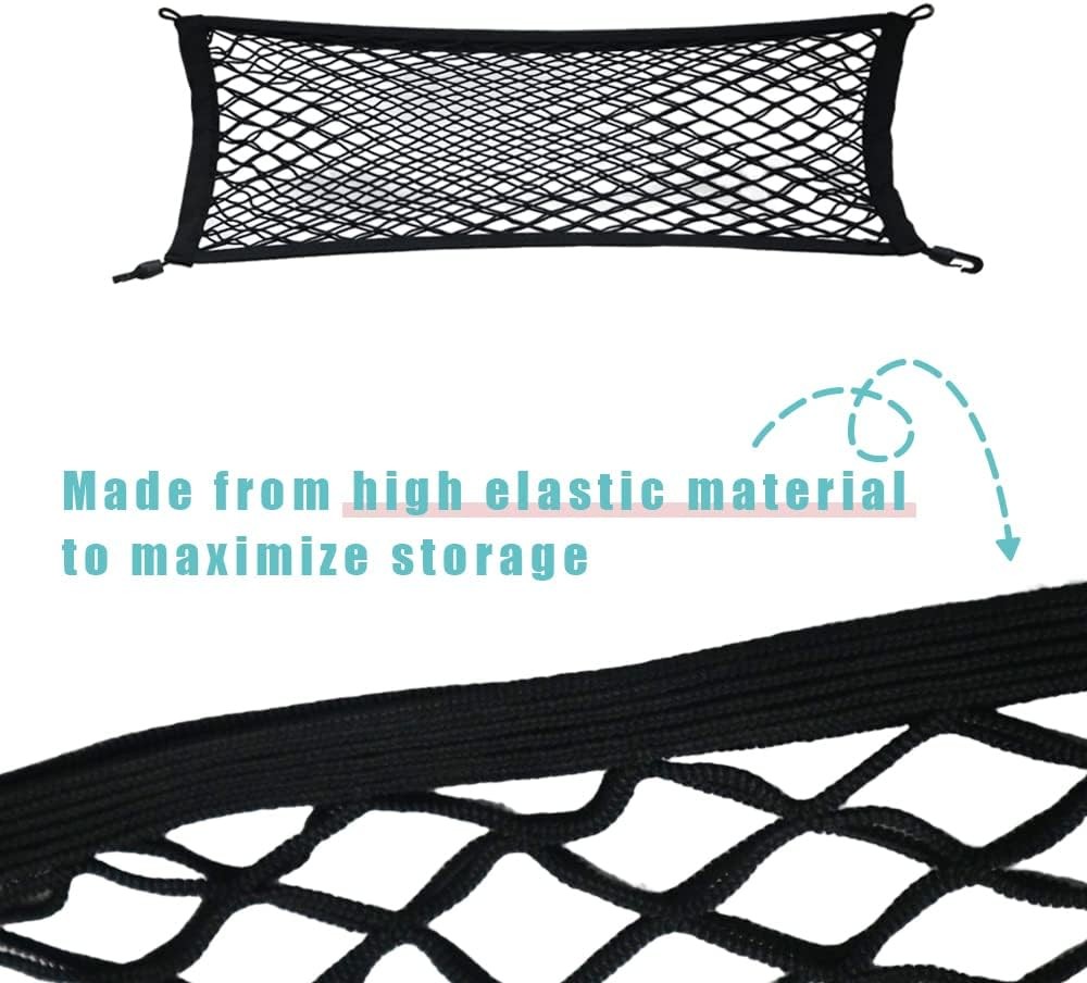Envelope Style Front Trunk Frunk Cargo Net Extra Strong Elastic Mesh XPCS Compat