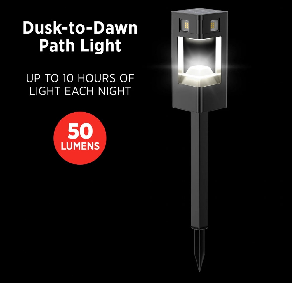 Solar Motion Path Light 500 lumens Easy Install Infinity X1 Weatherproof