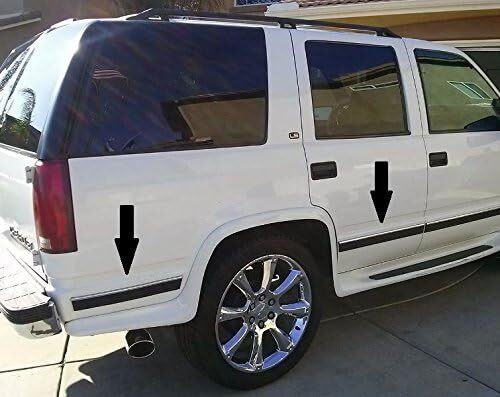 1988-1998 Chevy GMC Black Side Body Trim Molding Tahoe Suburban Silverado Pickup