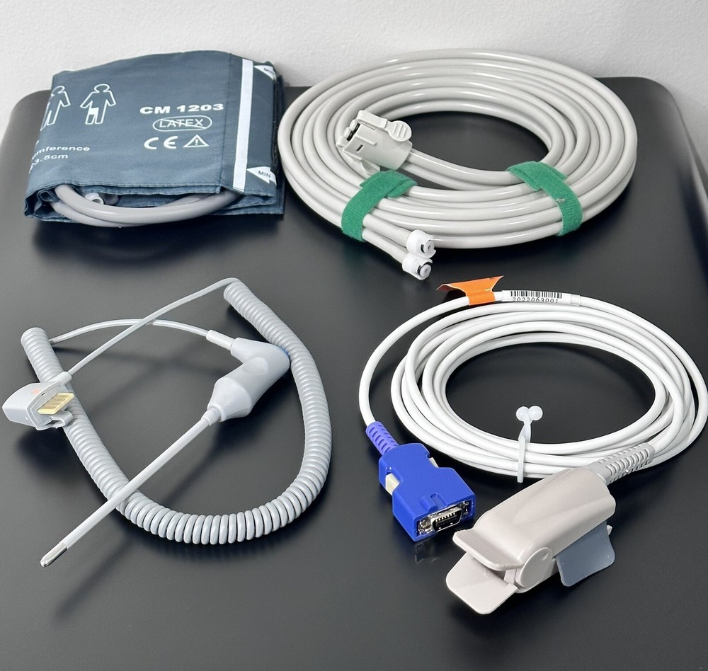 Welch Allyn Compatible Bundle - Cuff, Hose, SpO2 Nellcor DOC-10, Temperature