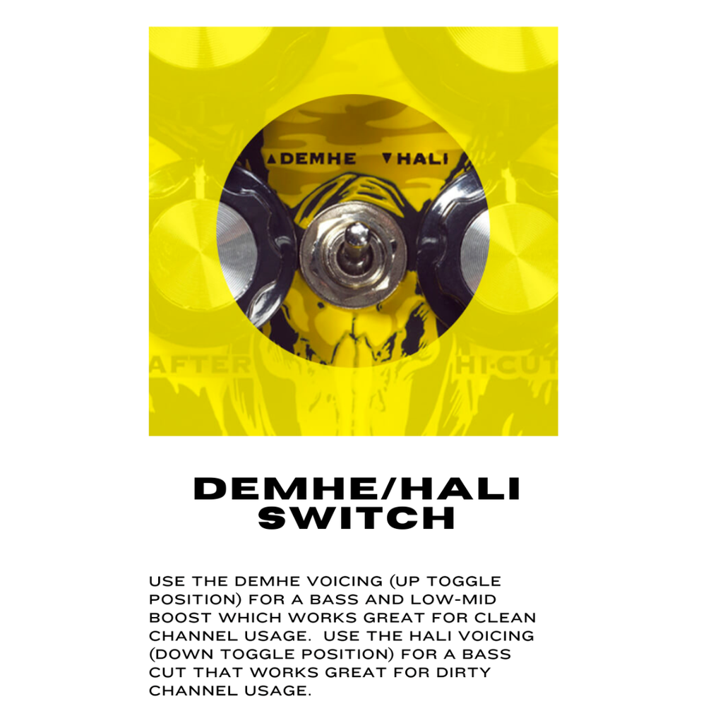 DigiTech DOD Carcosa Analog Fuzz Guitar Effects Pedal W/ Two Patch Cables