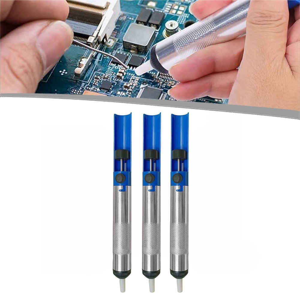 Desoldering Pump 3 Pack for Efficient Solder Removal with Vacuum Pressure